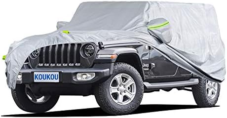 KouKou Waterproof SUV Car Cover All Weather, Fits 181-190 inch by focusonqualityservicehear