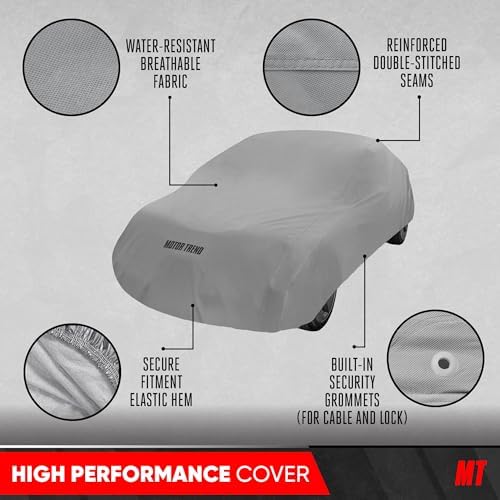 MotorTrend Custom Fit Car Cover for Telsa Model S, All-Weather Protection for Cars Trucks & SUVs, UV Resistant Waterproof Scratch-Resistant, Vehicle Cover for Outdoor & Indoor - Image 5