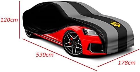 MOMO car Cover Outdoor Waterproof Extra Large Size (530x178x120 cm) - Exterior car Cover UV Protection 3 Layers Breathable - Image 3