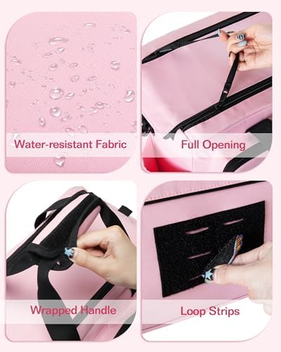 Pink Tool Bag for Women, 16 Inches Tool Storage Organizer Box - Image 4