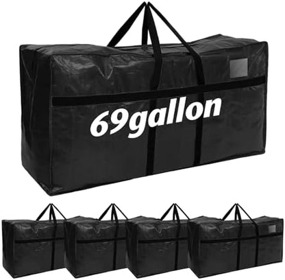 Windyun 6 Pack 69 Gallon Extra Large Moving Bags XXL Heavy Duty Storage Bag by Windyun
