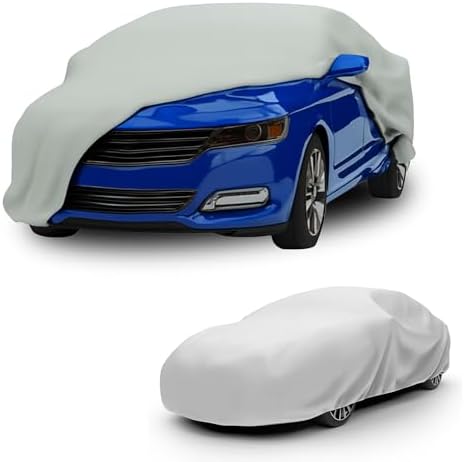 Budge Lite Car Cover, Breathable Dustproof Cover, Fits Sedans up to 264" by Budge