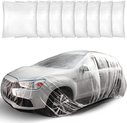 Tallew 8 Pcs Universal Plastic Car Cover Bulk, 12. 5 x 21. 7ft by Tallew