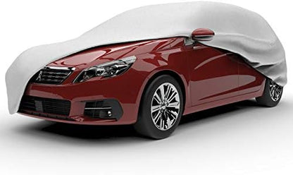 Budge Protector V Hatchback Car Cover, 5 Layer Premium Weather Protection, Waterproof, Dustproof, UV Treated Car Cover Fits Hatchbacks up to 161", Gray, Size HB-1: Fits up to 13'5" - Image 2