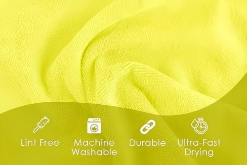 48 Pack 16'x16' Microfiber Household Cleaning Cloths - Multi-Purpose, Machine Washable, Absorbent Towels for Kitchen, Car, Home Appliances (16x16 48pk) - Image 2