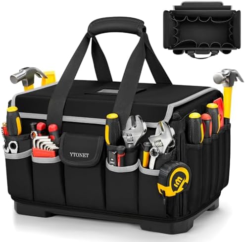 Heavy Duty Tool Bag 16-Inch, Tool Bags for men Toolbox Organizer Tote Gifts by YTONET