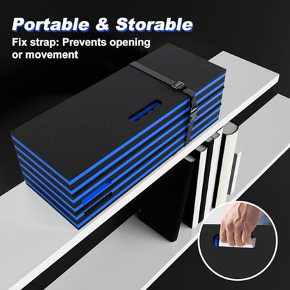 22.8" Wide Mechanic Mat Foldable EVA Kneeling Pad with Magnetic Tool Slots - Image 5