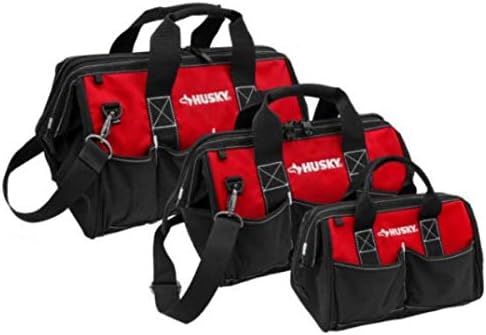 Husky 18 in., 15 in. and 12 in. Tool Bag Combo in Red - Image 7