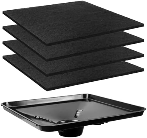 17892 Transmission Drain Pan for Lisle and 4 Pcs 22'' Oil Drain Splash Pad by Unknown