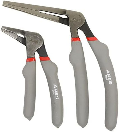 ARES 51018 2-Pc Angled Head Needle Nose Pliers Set - 6-In & 8-In by ARESTool