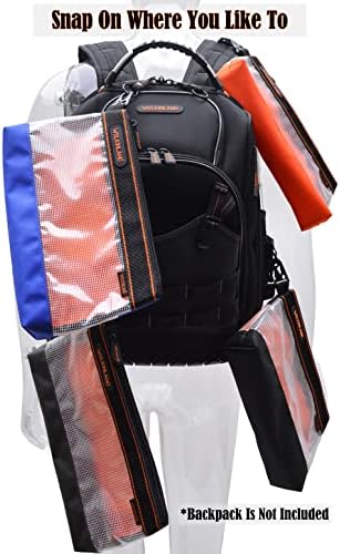 WELKINLAND Clear Tool Pouch, 4-Pack 12-Inch Zippered Tool Pouch - Image 5