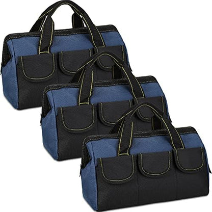 Sanwuta 3 Pack 18 Inch Tool Bags, Classic, Blue by Sanwuta