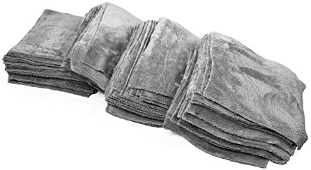 The Rag Company - Eagle Edgeless 600 - Professional Korean 70/30 Blend, Super Plush Microfiber Detailing Towels, Circular Knit Weave, 600gsm, 16in x 16in, Grey (Wholesale Case of 102) - Image 3