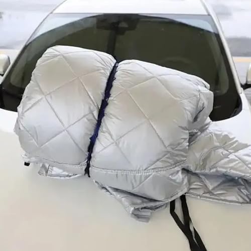 Waterproof Car Cover fit for Renault Captur Cover, Hail Car Cover Protection All Weather Snowproof UV Protection Windproof, Silver - Image 6