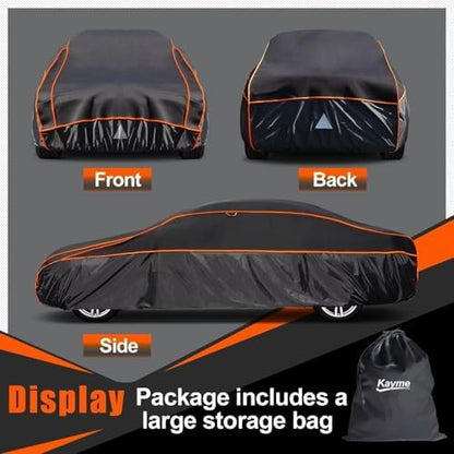Kayme Hail Protector Car Cover Fit Sedan/Coupe-Length (176 to 185 Inch) - Image 5