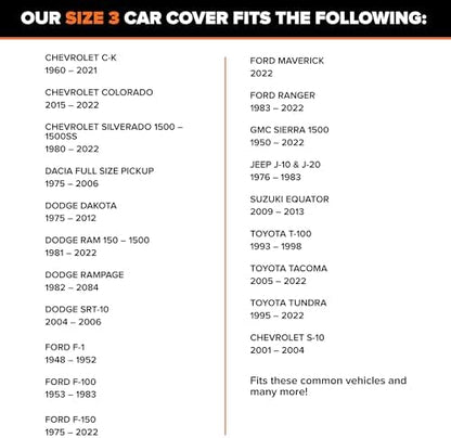 Budge Duro Truck Cover, UV & Water-Resistant, Fits Trucks Up to 217" - Image 3