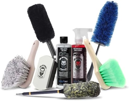Mr. Detroit - 8pc Car Wheel Detailing Kit Wheel and Tire Cleaner by Unknown
