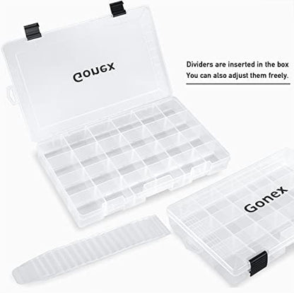 Gonex 3600 3700 Fishing Tackle Trays Lure Box with Adjustable Dividers - Image 3