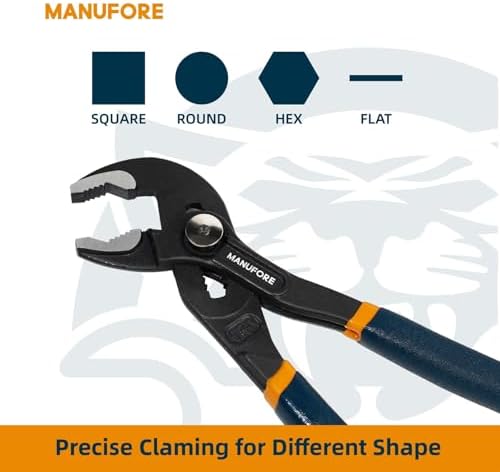 MANUFORE 16 Inch Water Pump Pliers Heavy Duty Tongue and Groove Pliers - Image 5