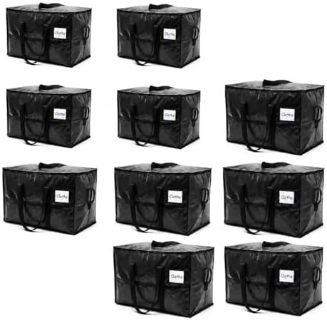 HOLDN’ STORAGE 10 Pack Large Moving Bags, 30 & 45 Gal Heavy-Duty Bags Totes by HOLDN%E2%80%99STORAGE