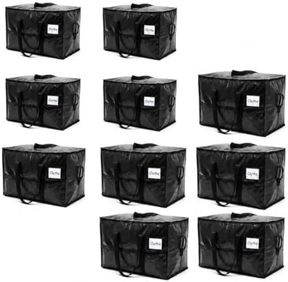 HOLDN’ STORAGE 10 Pack Large Moving Bags, 30 & 45 Gal Heavy-Duty Bags Totes by HOLDN%E2%80%99STORAGE