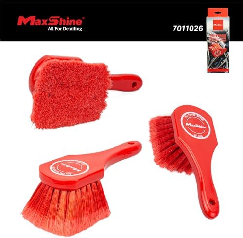 Maxshine Universal Soft Exterior & Wheel Cleaning Brush – Durable Detailing Brush for Cars, Trucks, SUVs, RVs & Motorcycles – Safe for Cleaning Rims, Engine Bays, Plastics & Interior Surfaces - Image 3
