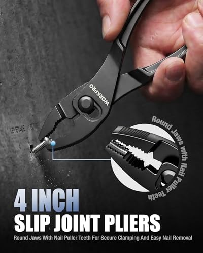 WORKPRO 4-Piece Mini Pliers Set with Pouch, Pocket Pliers, EDC Tool Gift - Image 7