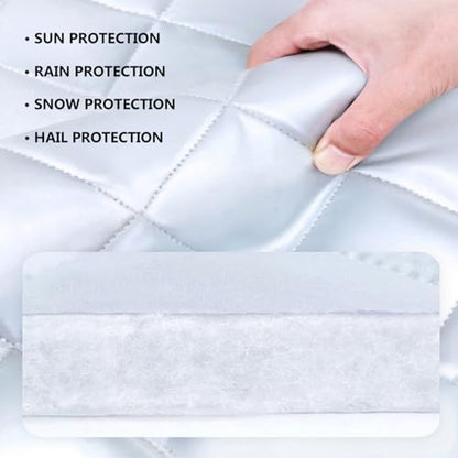 Hailproof Car Cover for ChangAn Raeton Sedan 2017-2025, Thickened Car Protective Cover, Waterproof, Dustproof, Scratch-Resistant, Rainproof, Sun-Protective, Suitable for All Seasons - Image 4