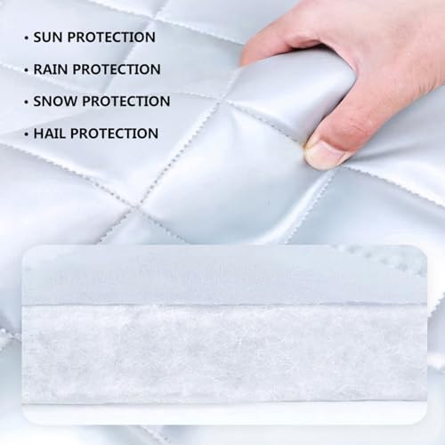 Hailproof Car Cover for Peugeot Rifter L1 2018-2025, Thickened Car Protective Cover, Waterproof, Dustproof, Scratch-Resistant, Rainproof, Sun-Protective, Suitable for All Seasons - Image 4