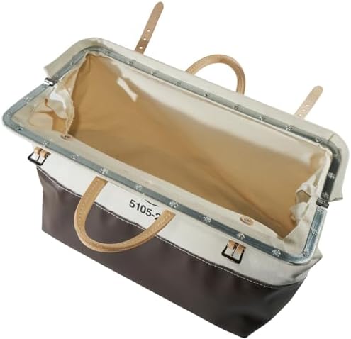 Klein Tools 5105-20 High-Bottom Canvas Tool Bag, 20-Inch - Image 2