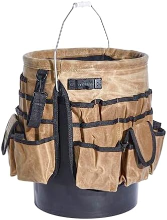 Readywares Tool Bucket Organizer | Waxed Canvas 5 Gallon Bucket Organizer - Image 5