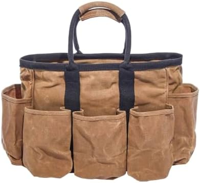 Readywares Supply Bag | 14" Waxed Canvas Gardening Tool Tote with Pockets - Image 5