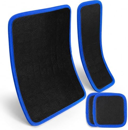 Magnetic Tool Mat Set, Heavy-Duty Magnetic Parts Holder with 4 Sizes Non-Slip Trays, Suitable for Auto Repair and Workshop Organization, Mens Gifts for Mechanics, Car & DIY Enthusiasts (Blue) by Unknown