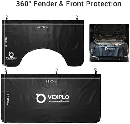 VEXPLO 3 Pcs Car Fender Protector, Magnetic Fender Covers for Mechanics - Image 2