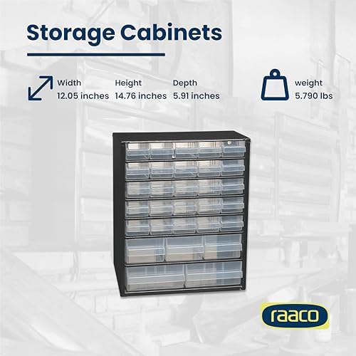 Raaco Steel Storage Cabinet, Standard 30-Drawer (C9-30) - Nuts & Bolts - Image 5