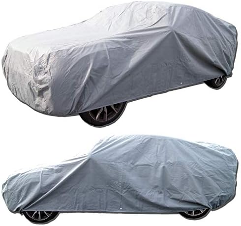 Car Cover Waterproof All Weather | 7-Layer Car Covers for Automobiles & Car Snow Cover | Full Exterior Rain Cover | SUV Sedan. Size 170.1" x 72.8" by TuningPros