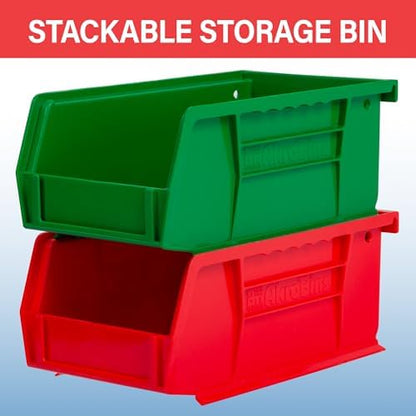 Akro-Mils 30220 AkroBins Plastic Storage Bins, 7"x4"x3", Clear, 24-Pack - Image 4