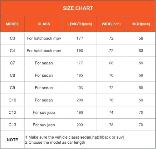 Kayme Sedan Car Cover Waterproof All Weather (186 to 193 Inch) - Image 6