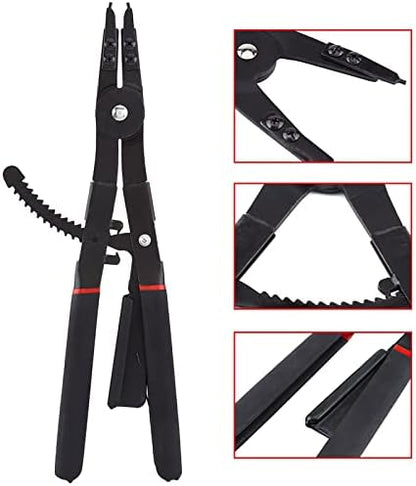 Watris Veiyi 2PCS Heavy Duty Circlip Pliers, 16" Snap Ring Pliers Set - Image 4