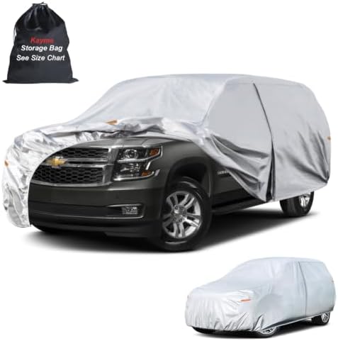 Kayme Large SUV Car Cover See Vehicle Size Chart for Accurate Fit, Size S7 by kayme
