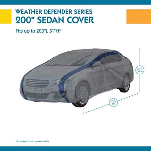 DUCKCOVERS Weather Defender Car Cover, Fits Sedans up to 16 ft. 8 in. L - Image 3