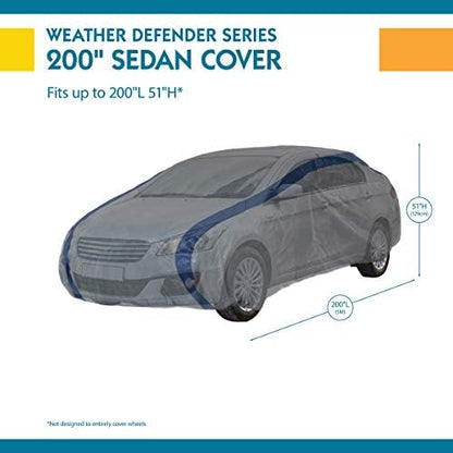 DUCKCOVERS Weather Defender Car Cover, Fits Sedans up to 16 ft. 8 in. L - Image 3