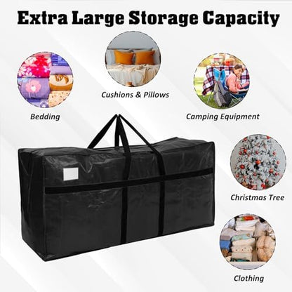 Windyun 4 Pcs 195 Gallon Extra Large Moving Bags XXL Heavy Duty Storage Bag - Image 4