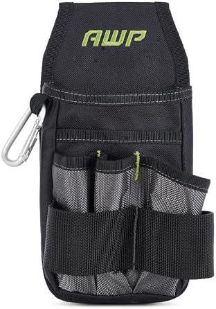 AWP Tool Pouch, Electrician Tool Pouch, Premium, Professional Multi-Pocket Organizer by AdvancedWorkProducts