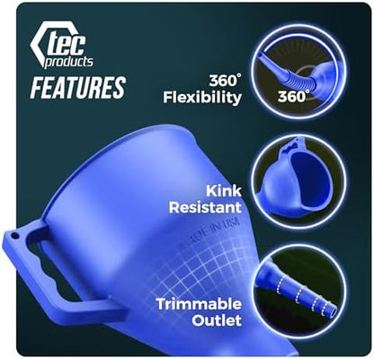 TEC Products FlexAll Long Flexible Oil Change Funnels for Automotive Use - Image 5