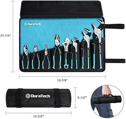 DURATECH 8-Piece Pliers Set with Rolling Pouch, Cr-V/Cr-Ni Construction - Image 2