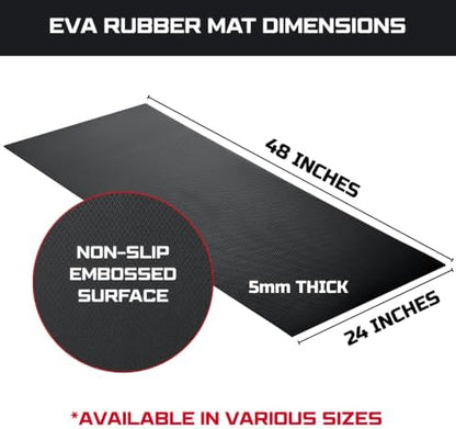 ONREVA Workbench Mat 24X48 Inches, EVA Rubber Work Mat, Protect Your Work Bench Top, Heavy Duty Pad for Tool Box Top, Table, Tool Station, Rolling Cabinet Cart Cover Liner Matt, 48"X24" 5mm Thick - Image 2