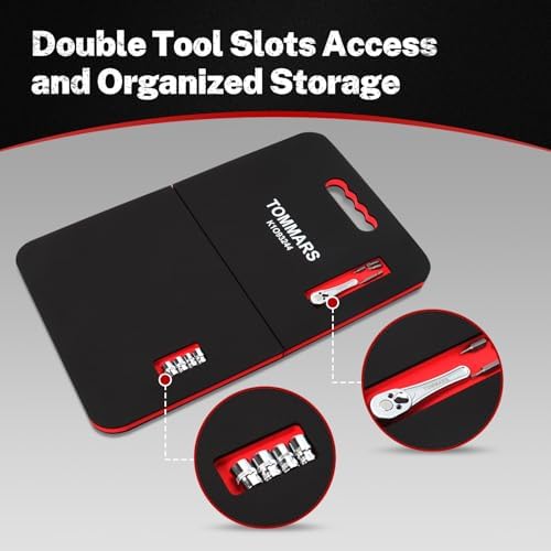 TOMMARS 0.9 Inch Thick Foldable Mechanic Kneeling Pad, 23.6 x 15.7 Inches - Image 3