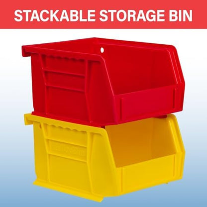 Akro-Mils 30210 AkroBins Plastic Storage Bins, 5"x4"x3", Blue, 24-Pack - Image 5