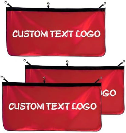 Custom Car Protective Fender Covers Personalized AutomotiveProtective Mat for Repair PU Leather (Red) by Unknown
